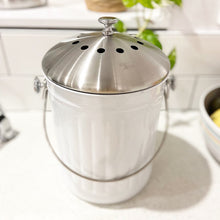 Avanti Compost Kitchen Caddy Bin 5L | White