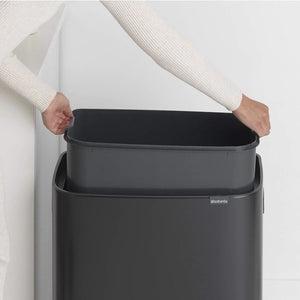 Brabantia Kitchen Touch Bin 60L | Matt Black